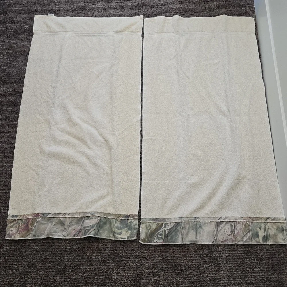Jcpenney Vtg Mustique Towels Lot Bath Hand‎ Wash 6pc  Set